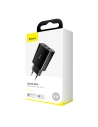 Hurtownia GSM - Szybka ładowarka sieciowa Baseus Speed Mini, PD + QC 3.0 18W (czarna) - BSU1962BLK - {ean13} - Hurt