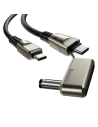 Hurtownia GSM - Kabel 2w1 Baseus Flash Series, USB-C do USB-C / wtyk zasilania DC 5.5x2.5mm, 100W, 2m (czarny) - BSU1964BLK - {ean13} - Hurt