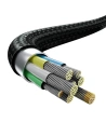 Hurtownia GSM - Kabel 2w1 Baseus Flash Series, USB-C do USB-C / wtyk zasilania DC 5.5x2.5mm, 100W, 2m (czarny) - BSU1964BLK - {ean13} - Hurt