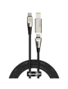 Kabel 2w1 Baseus Flash Series, USB-C do USB-C / wtyczka Lenovo, 100W, 2m (czarny)