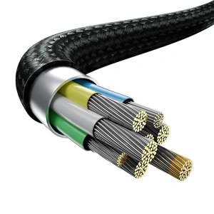 Kabel 2w1 Baseus Flash Series, USB-C do USB-C / wtyczka Lenovo, 100W, 2m (czarny)