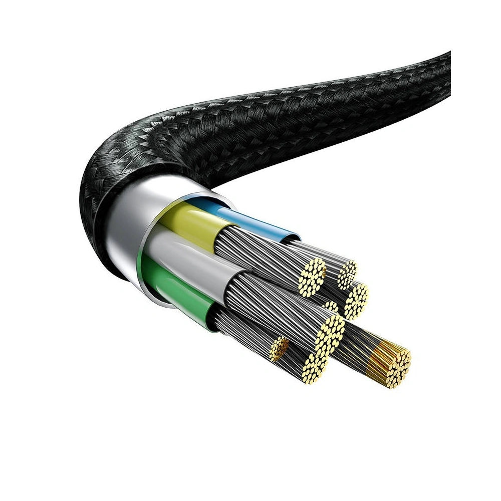 Wholesale Baseus Flash Series Fast Charging Data Cable with Square Lenovo Head Type-C to C+DC 100W 2m Black - BSU1966BLK - {ean13} - Hurt