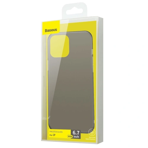 Etui Baseus Wing Case Apple iPhone 12 Pro Max (czarny)