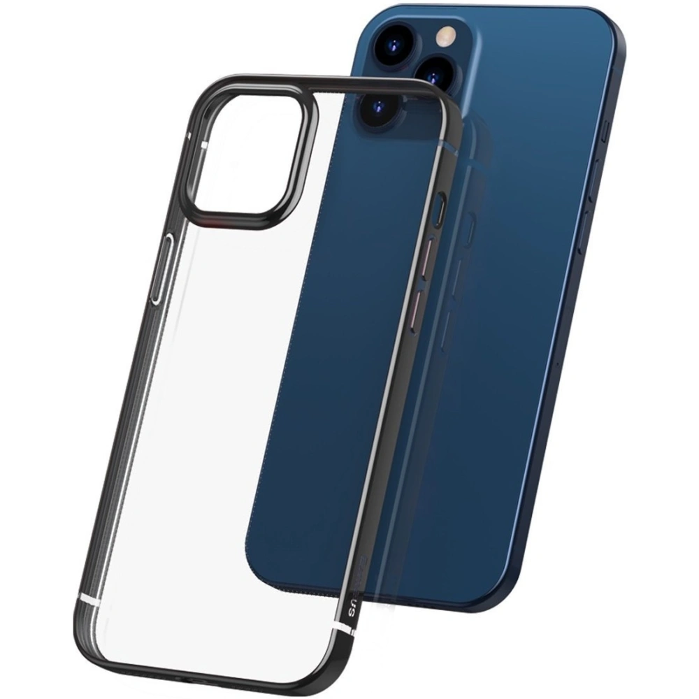 Hurtownia GSM - Etui Baseus Shining Case Apple iPhone 12/12 Pro (czarny) - BSU1970BLK - {ean13} - Hurt