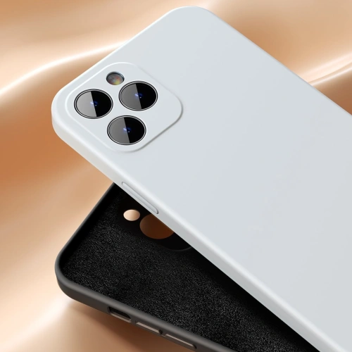 Etui Baseus Liquid Silica Gel Case Apple iPhone 12 Pro (czarny)