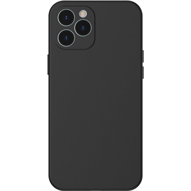 Baseus Distributor - 6953156228580 - BSU1973BLK - Baseus Liquid Silica Gel Case Apple iPhone 12 Pro Max (black) - B2B homescreen