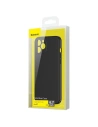 Wholesale Baseus Liquid Silica Gel Case Apple iPhone 12 Pro Max (black) - BSU1973BLK - {ean13} - Hurt