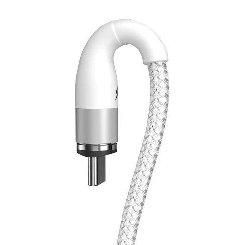 Kabel magnetyczny USB - USB-C Baseus Zinc 3A 1m (biały)