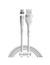 Micro USB magnetic cable - USB Baseus Zinc 2.1A 1m (white)