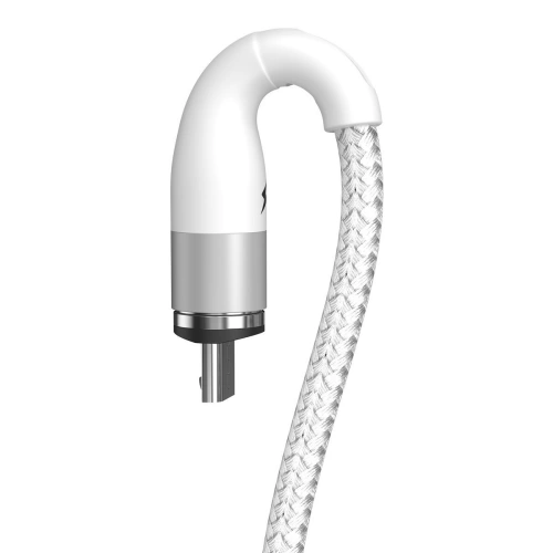 Kabel magnetyczny USB - Micro USB Baseus Zinc 2.1A 1m (biały)