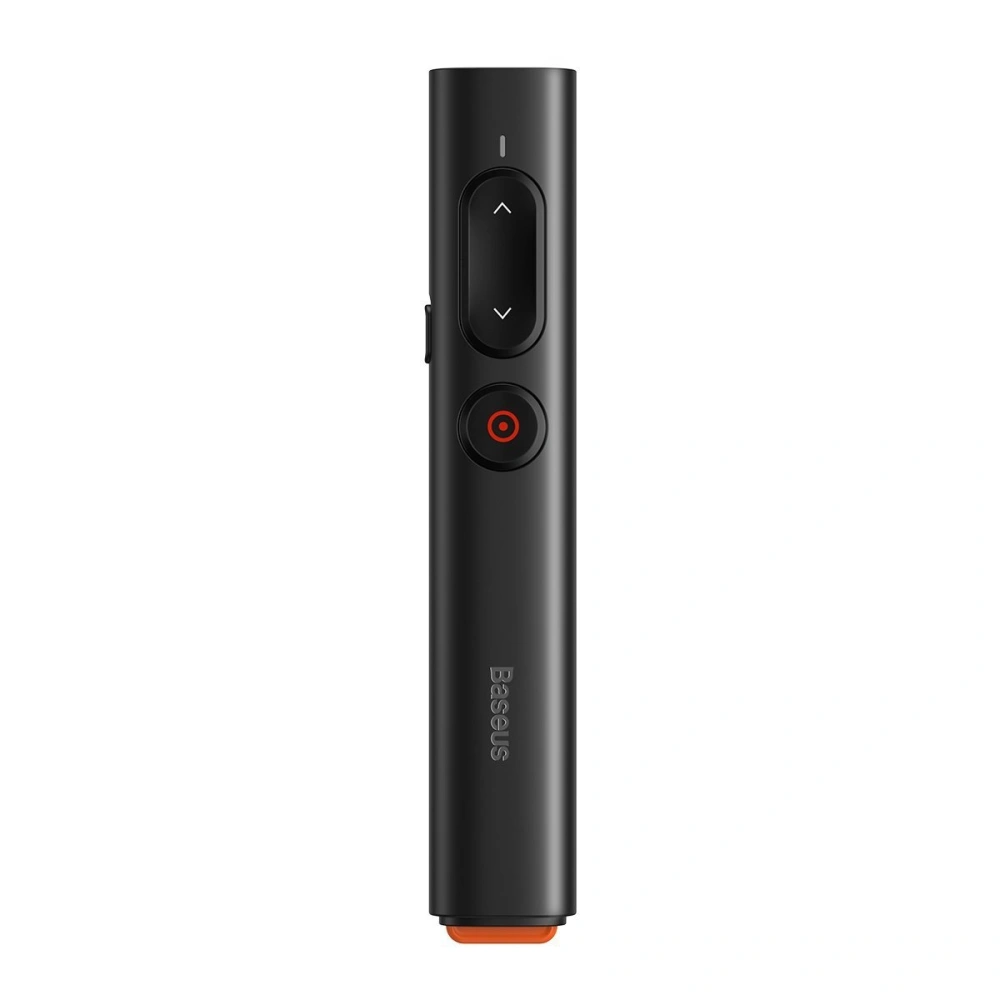 Hurtownia GSM - Wielofunkcyjny pilot Baseus Orange Dot do prezentacji, ze wskaźnikiem laserowym, z baterią (czarny) - BSU1985BLK - {ean13} - Hurt
