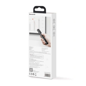 Hurtownia GSM - Wielofunkcyjny pilot Baseus Orange Dot do prezentacji, ze wskaźnikiem laserowym, z baterią (czarny) - BSU1985BLK - {ean13} - Hurt