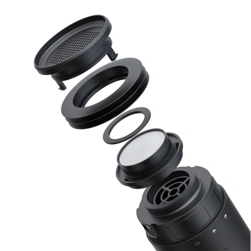 Bezprzewodowy mini odkurzacz biurkowy Baseus Capsule C1, 3800Pa (czarny)