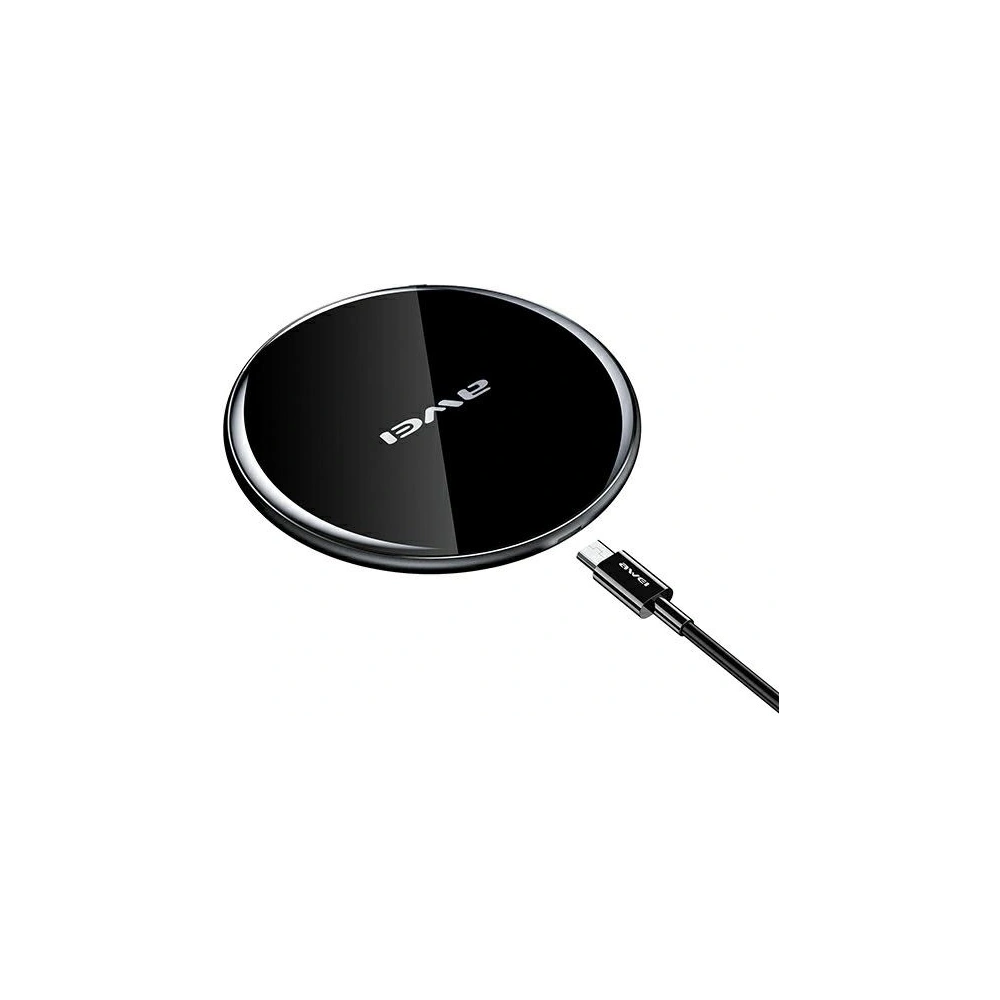 Wholesale AWEI wireless charger W8 10W black - AWEI056BLK - {ean13} - Hurt