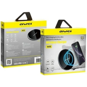 Hurtownia GSM - AWEI ładowarka indukcyjna W8 10W czarny/black - AWEI056BLK - {ean13} - Hurt