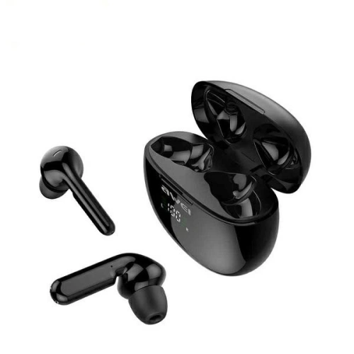 AWEI słuchawki Bluetooth 5.0 T15P TWS + stacja dokująca czarny/black