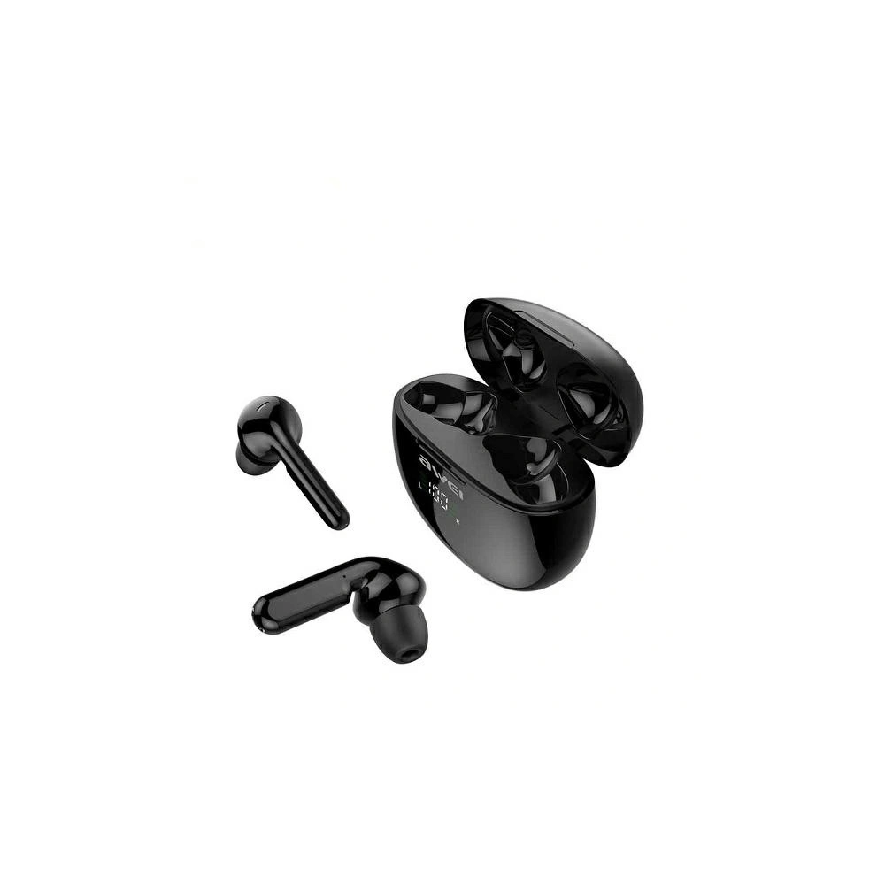 Hurtownia GSM - AWEI słuchawki Bluetooth 5.0 T15P TWS + stacja dokująca czarny/black - AWEI058BLK - {ean13} - Hurt