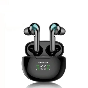 AWEI słuchawki Bluetooth 5.0 T15P TWS + stacja dokująca czarny/black