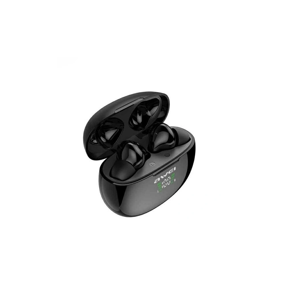 Hurtownia GSM - AWEI słuchawki Bluetooth 5.0 T15P TWS + stacja dokująca czarny/black - AWEI058BLK - {ean13} - Hurt