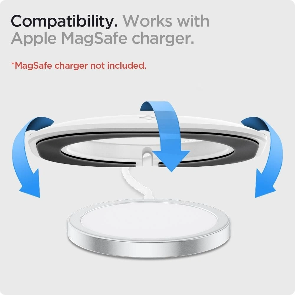 Hurtownia GSM - Nakładka do ładowarki MagSafe Spigen MagFit Pad White - SPN1406WHT - {ean13} - Hurt