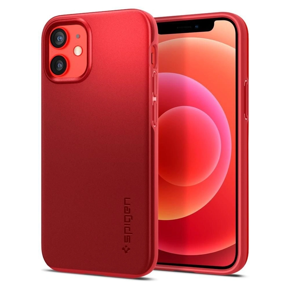 Hurtownia GSM - Etui Spigen Thin Fit Apple iPhone 12 mini Rot - SPN1407RED - {ean13} - Hurt