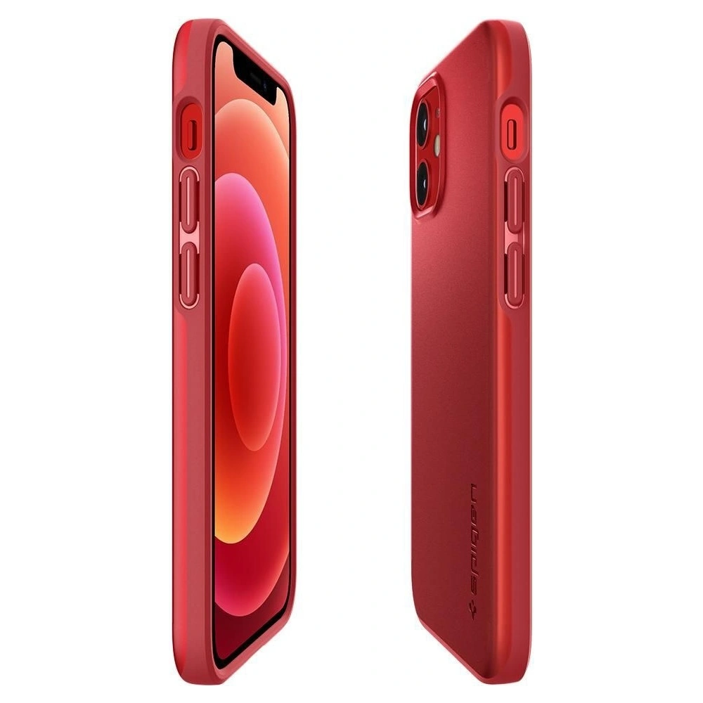 Hurtownia GSM - Etui Spigen Thin Fit Apple iPhone 12 mini Rot - SPN1407RED - {ean13} - Hurt