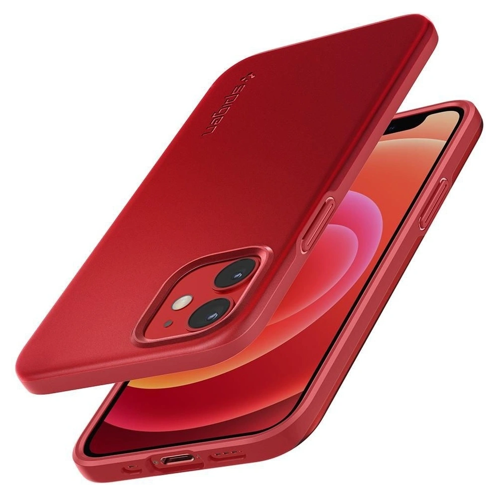 Hurtownia GSM - Etui Spigen Thin Fit Apple iPhone 12 mini Rot - SPN1407RED - {ean13} - Hurt