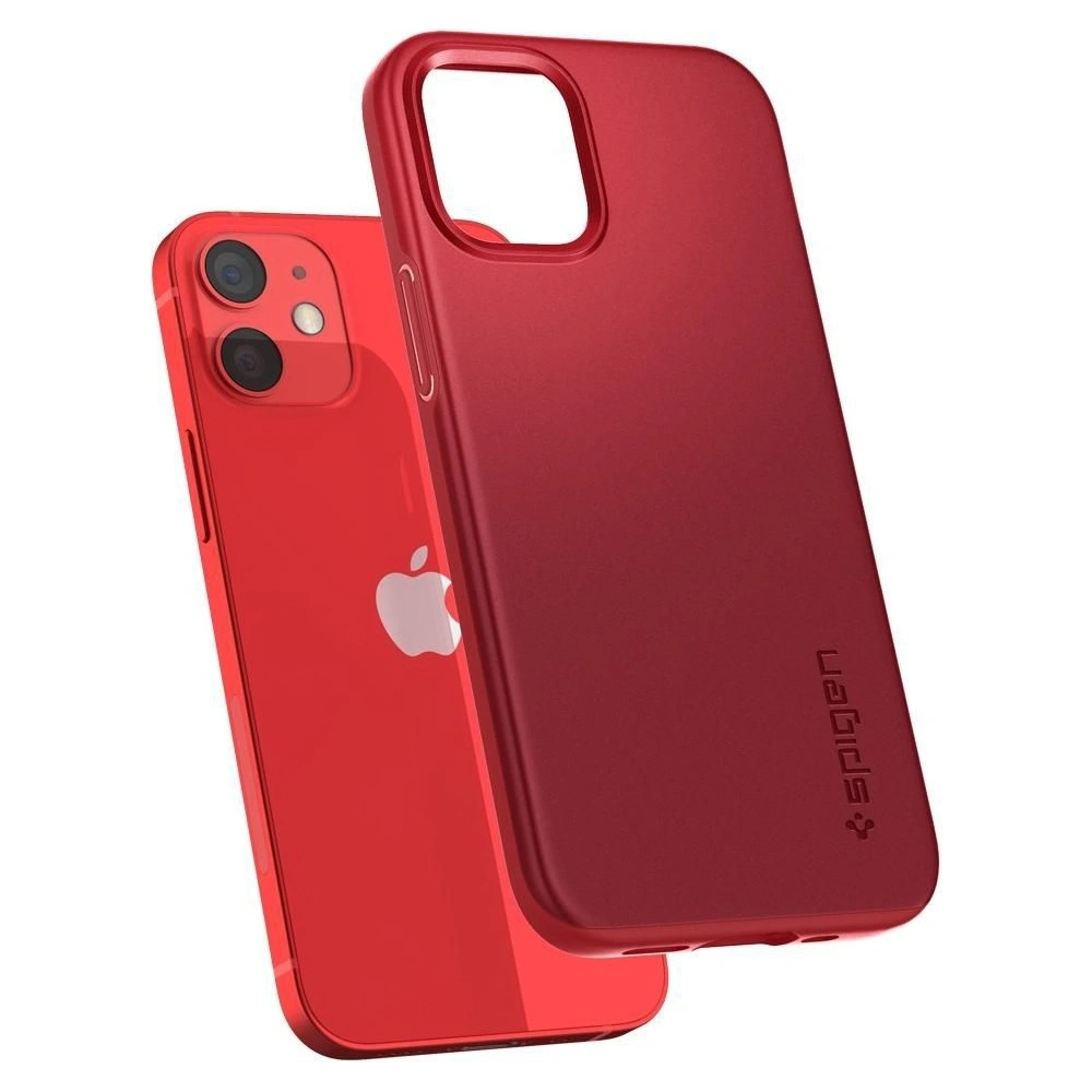 Hurtownia GSM - Etui Spigen Thin Fit Apple iPhone 12 mini Rot - SPN1407RED - {ean13} - Hurt