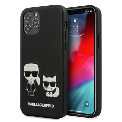 Hurtownia Karl Lagerfeld - 3700740489352 - KLD417BLK - Etui Karl Lagerfeld KLHCP12LPCUSKCBK Apple iPhone 12 Pro Max czarny/black hardcase Ikonik Karl & Choupette - B2B homescreen