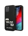Etui Karl Lagerfeld KLHCP12MPCUSKCBK Apple iPhone 12/12 Pro czarny/black hardcase Ikonik Karl & Choupette