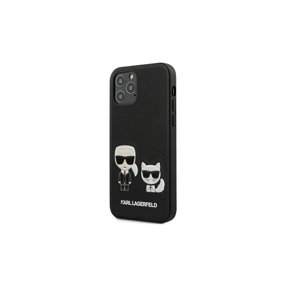 Hurtownia GSM - Etui Karl Lagerfeld KLHCP12MPCUSKCBK Apple iPhone 12/12 Pro schwarz/black hardcase Ikonik Karl & Choupette - KLD418BLK - {ean13} - Hurt