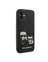 Wholesale Karl Lagerfeld KLHCP12SPCUSKCBK Apple iPhone 12 mini black hardcase Ikonik Karl & Choupette - KLD419BLK - {ean13} - Hurt
