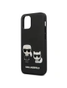 Wholesale Karl Lagerfeld KLHCP12SPCUSKCBK Apple iPhone 12 mini black hardcase Ikonik Karl & Choupette - KLD419BLK - {ean13} - Hurt