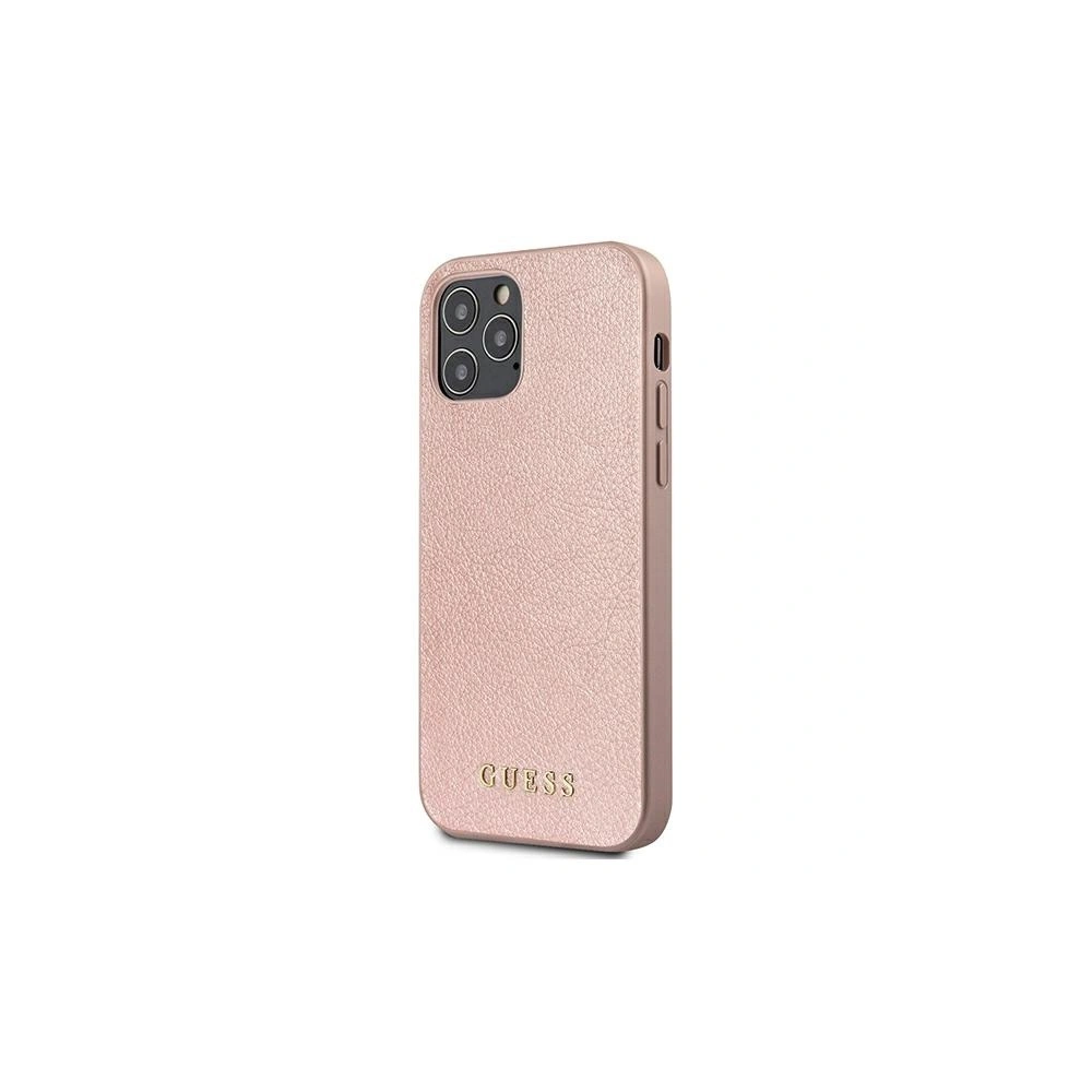 Hurtownia GSM - Etui Guess GUHCP12MIGLRG Apple iPhone 12/12 Pro różowo-złoty/rose gold hardcase Iridescent - GUE787RS - {ean13} - Hurt