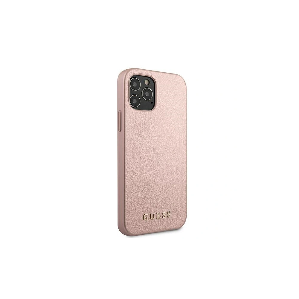 Hurtownia GSM - Etui Guess GUHCP12MIGLRG Apple iPhone 12/12 Pro różowo-złoty/rose gold hardcase Iridescent - GUE787RS - {ean13} - Hurt