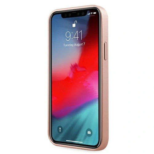 Etui Guess GUHCP12MIGLRG Apple iPhone 12/12 Pro różowo-złoty/rose gold hardcase Iridescent