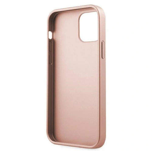 Etui Guess GUHCP12MIGLRG Apple iPhone 12/12 Pro różowo-złoty/rose gold hardcase Iridescent