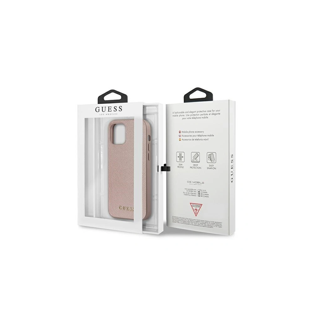 Hurtownia GSM - Etui Guess GUHCP12MIGLRG Apple iPhone 12/12 Pro różowo-złoty/rose gold hardcase Iridescent - GUE787RS - {ean13} - Hurt