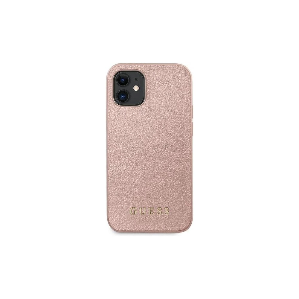 Hurtownia GSM - Etui Guess GUHCP12SIGLRG Apple iPhone 12 mini rosa-gold/hardcase Iridescent - GUE788RS - {ean13} - Hurt