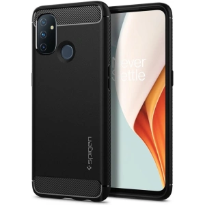 Spigen Rugged Armor OnePlus Nord N100 Matte Black