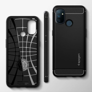 Etui Spigen Rugged Armor OnePlus Nord N100 Matte Black