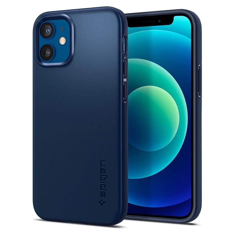 Hurtownia GSM - Etui Spigen Thin Fit Apple iPhone 12 mini Marineblau - SPN1412BLU - {ean13} - Hurt