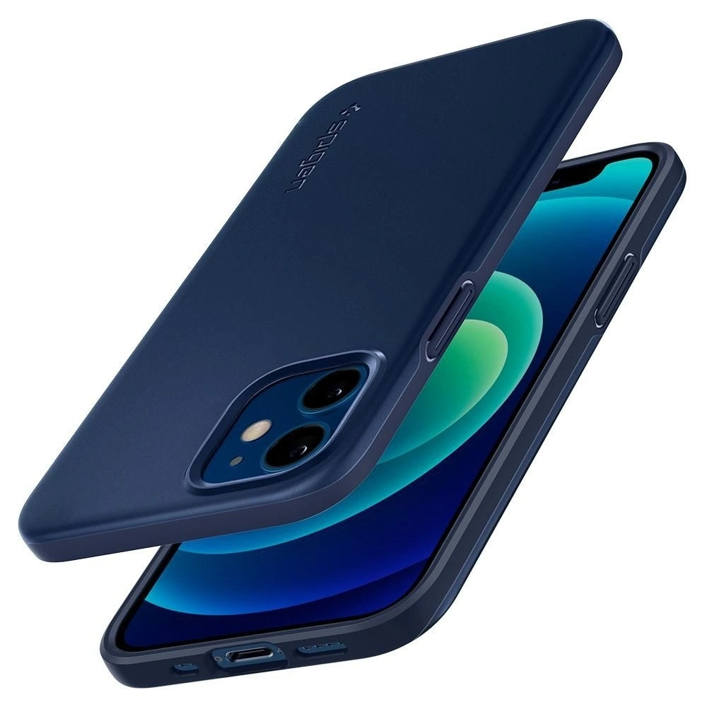 Hurtownia GSM - Etui Spigen Thin Fit Apple iPhone 12 mini Marineblau - SPN1412BLU - {ean13} - Hurt
