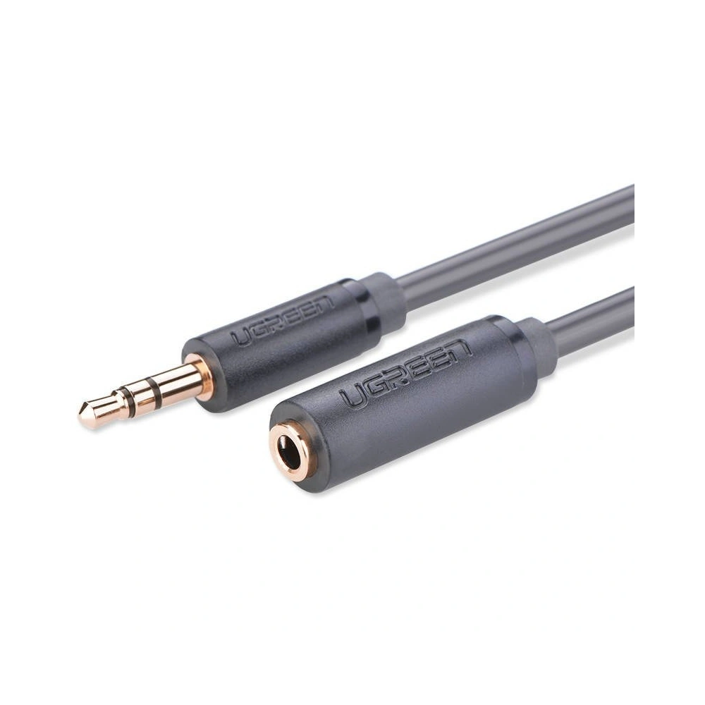 Wholesale UGREEN AV124 Audio extender AUX jack 3.5 mm, 0.5m (gray) - UGR503GRY - {ean13} - Hurt