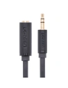 Hurtownia GSM - Przedłużacz audio AUX UGREEN AV124 kabel jack 3,5 mm, 0,5m (szary) - UGR503GRY - {ean13} - Hurt