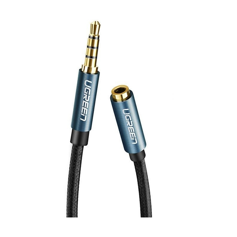 Hurtownia Ugreen - 6957303815944 - UGR515BLK - Przedłużacz audio AUX UGREEN kabel jack 3,5 mm, 2m (czarny) - B2B homescreen