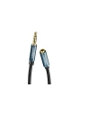 Przedłużacz audio AUX UGREEN kabel jack 3,5 mm, 2m (czarny)