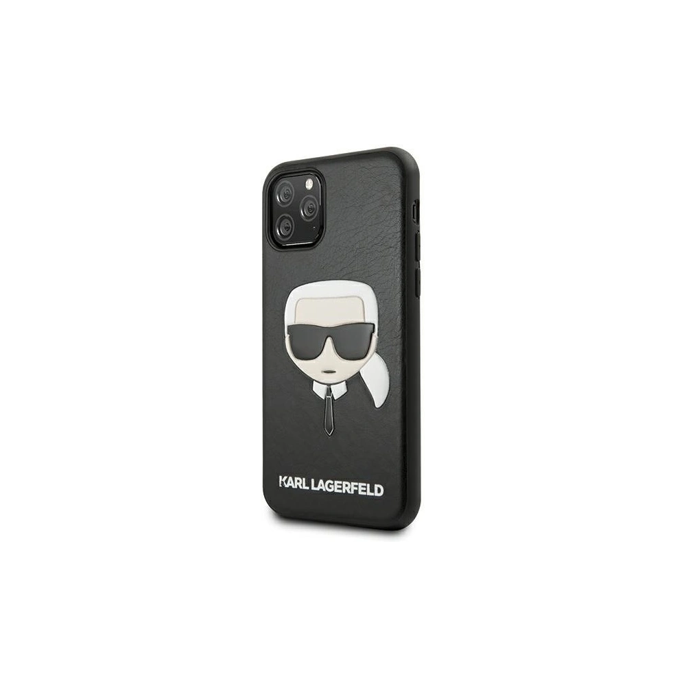 Wholesale Karl Lagerfeld KLHCN58KHBK Apple iPhone 11 Pro black hardcase Ikonik Karl`s Head - KLD421BLK - {ean13} - Hurt
