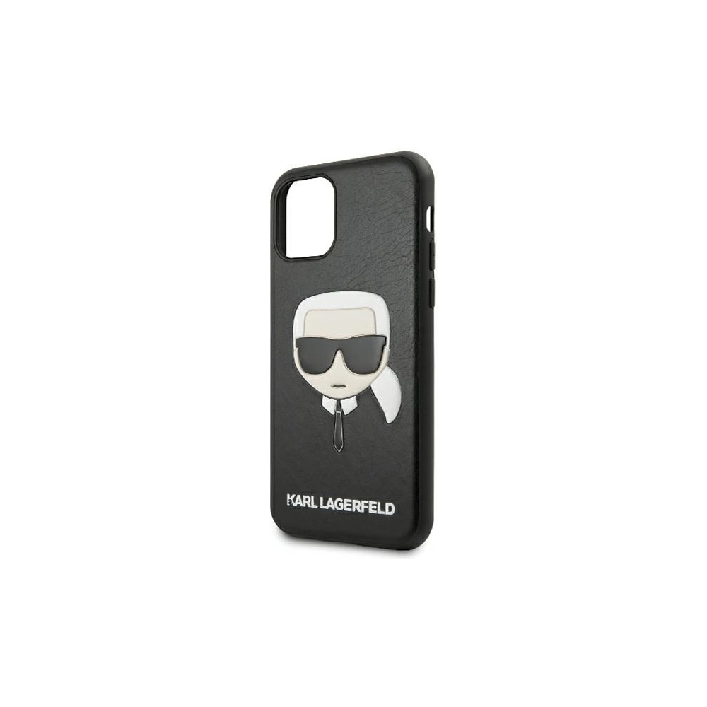Wholesale Karl Lagerfeld KLHCN58KHBK Apple iPhone 11 Pro black hardcase Ikonik Karl`s Head - KLD421BLK - {ean13} - Hurt