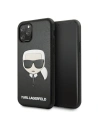 Etui Karl Lagerfeld KLHCN65KHBK Apple iPhone 11 Pro Max schwarz/black hardcase Ikonik Karl`s Head